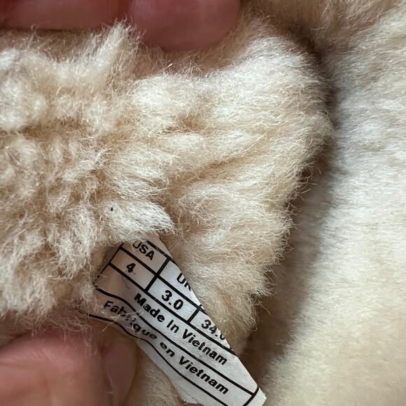 Ugg Australia Zip Tall Boots Sheepskin Girls Youth Size 4 / Size 5.5 - 6 W - Picture 8 of 8